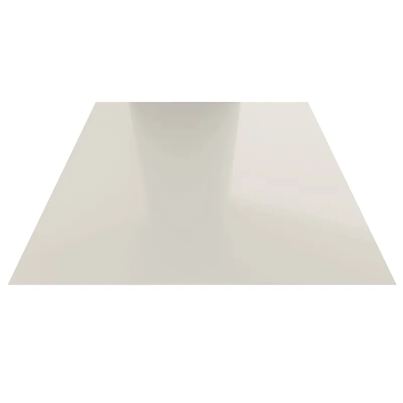 Гладкий лист Гладкий полиэстер RAL 9003 (Белый) 2000*1250*0,5 односторонний ламинированный