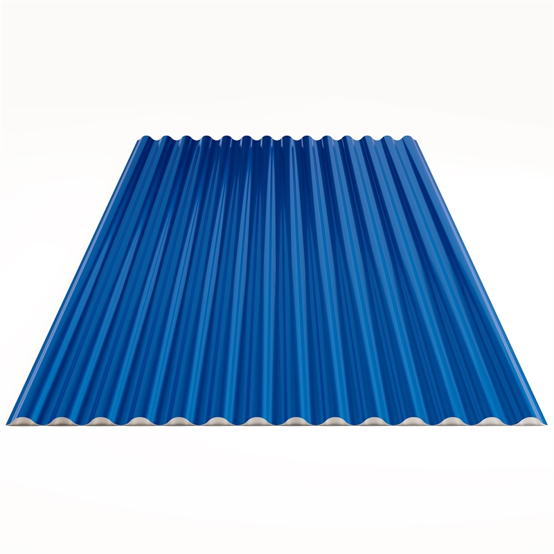 Гофрированный лист В-19 Гладкий полиэстер RAL 5005 (Синий) 2000*1103*0,45 двухсторонний