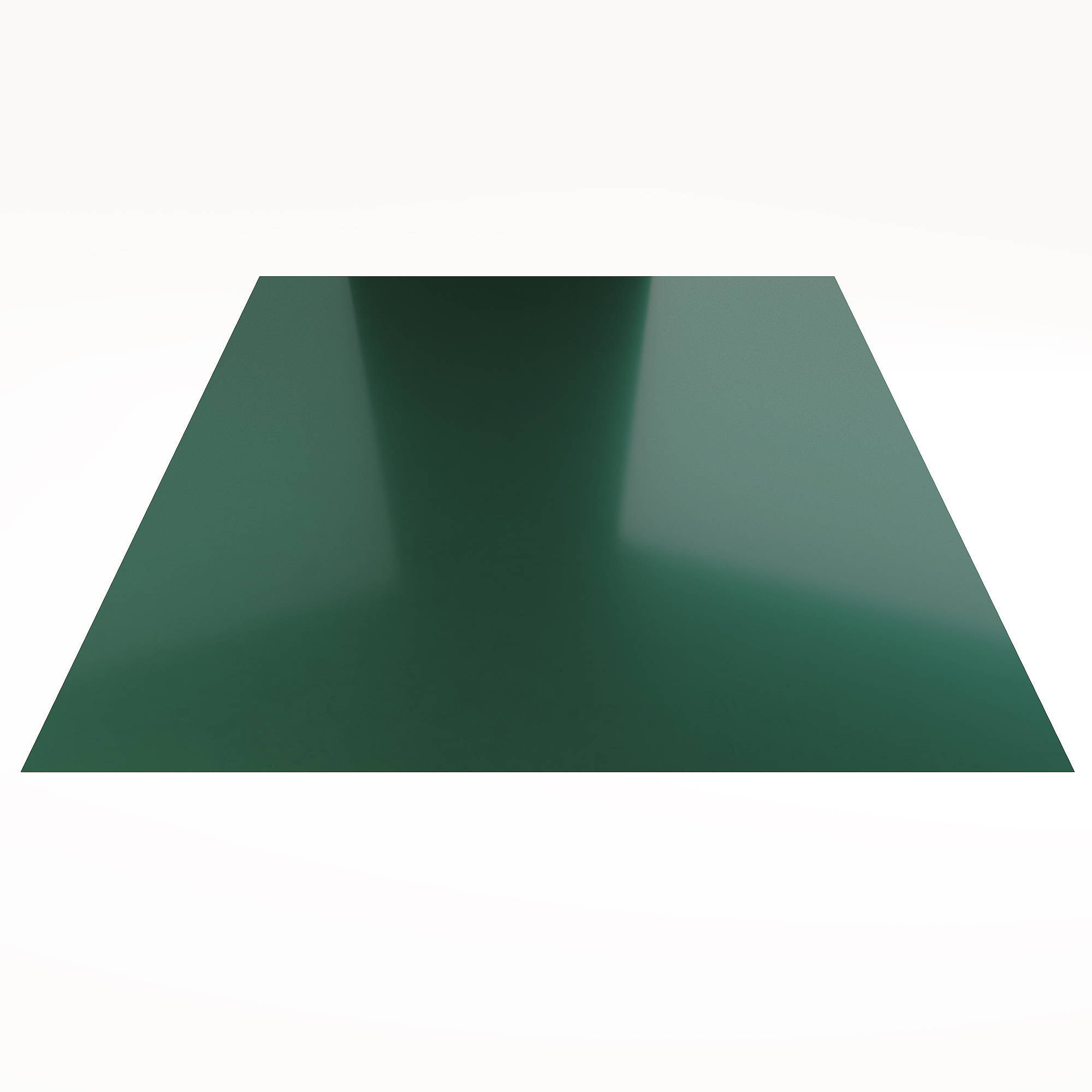 Гладкий лист Стальной шёлк RAL 6005 (Зелёный мох) 3000*1250*0,5 односторонний ламинированный