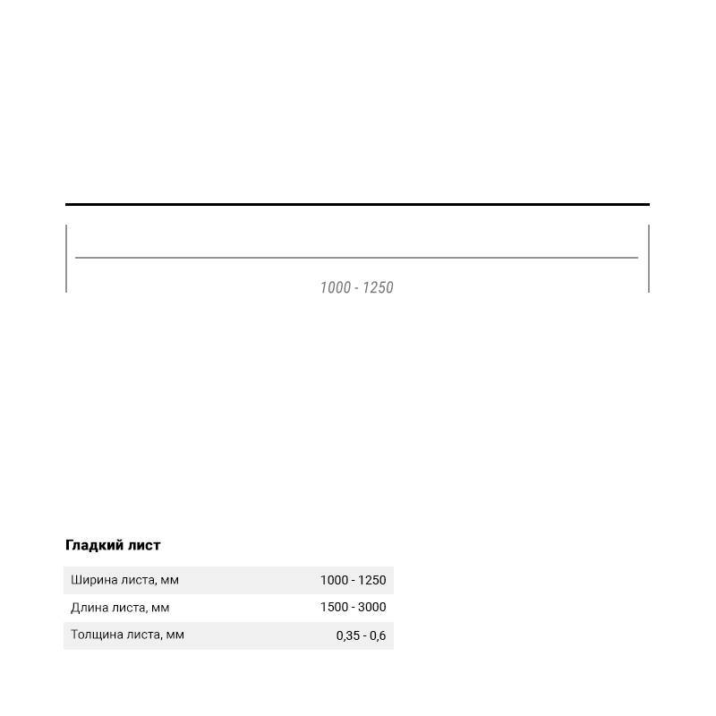 Гладкий лист Гладкий полиэстер RAL 9003 (Белый) 3000*1250*0,45 односторонний ламинированный