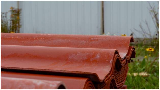 металлочерепица под автомобильный навес