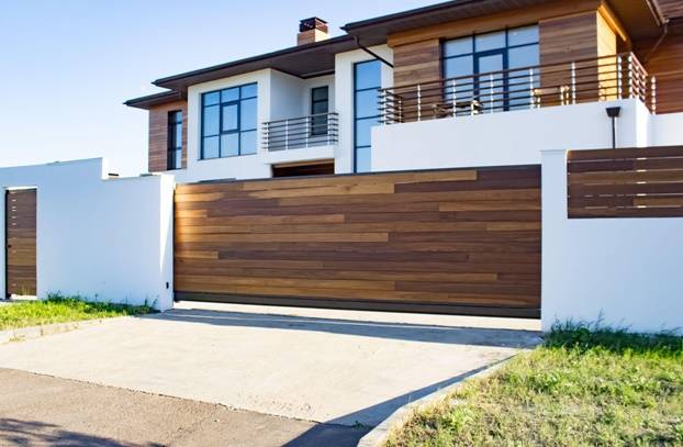 откатные ворота консольного типа - стоимость зависит от габаритов и автоматики