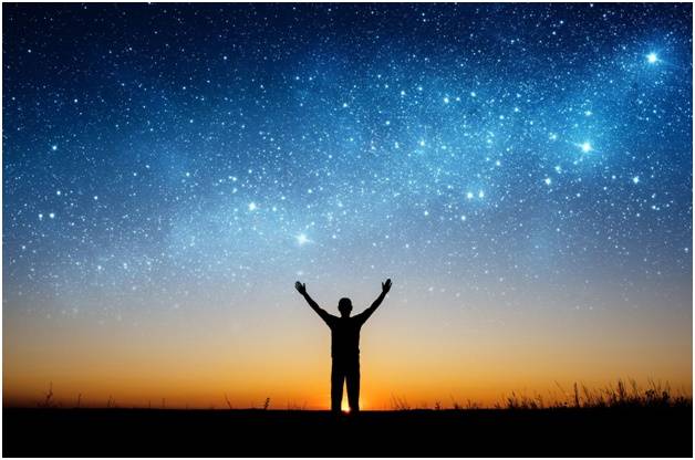 звездное небо в деревне