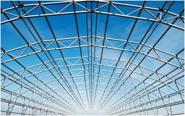 полигональная крыша из профильной трубы