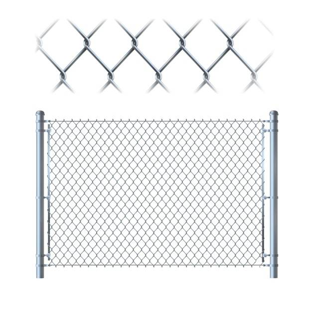 установка сетки рабицы на забор с протяжкой