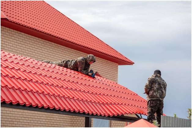 козырек из металлочерепицы