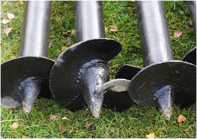 Свая винтовая однолопастная