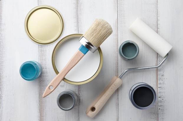 инструменты для окраски жидкой краской