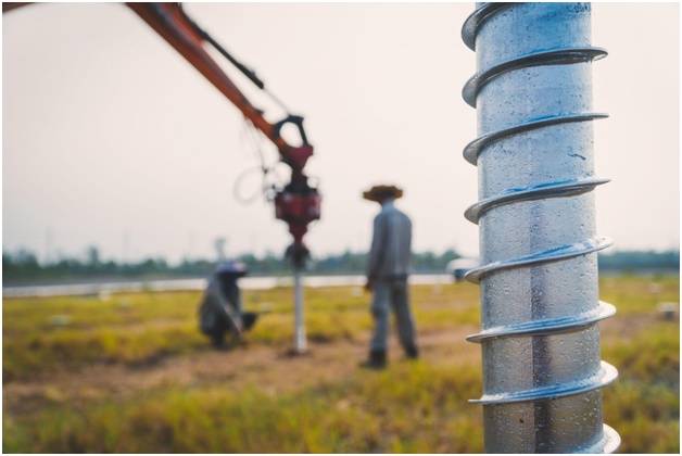 винтовые сваи для забора