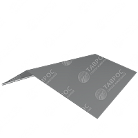 Планка карнизная Гладкий полиэстер RAL 7004 (Серый) 2000*100