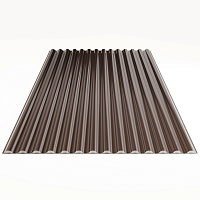 Гофрированный лист В-19 Текстурированный полиэстер RAL 8017 (Шоколадно-коричневый) 2000*1103*0,5 односторонний