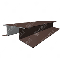 Планка стыковочная Гладкий полиэстер RAL 8017 (Шоколадно-коричневый) 3000