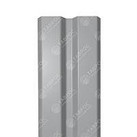 Металлический штакетник Гладкий полиэстер RAL 7004 (Серый) 1500*87*0,5 односторонний Прямой