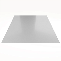 Гладкий лист Гладкий полиэстер RAL 9003 (Белый) 1500*1250*0,45 двухсторонний ламинированный