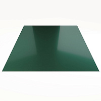 Гладкий лист Гладкий полиэстер RAL 6005 (Зелёный мох) 3000*1250*0,35 односторонний ламинированный