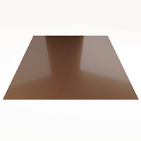Гладкий лист Текстурированный полиэстер RAL 8004 (Медно-коричневый) 1500*1250*0,5 односторонний