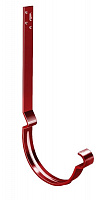 Крюк длинный полоса Grand Line 125 мм RAL 3011 коричнево-красный