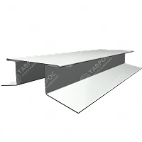 Планка стыковочная Гладкий полиэстер RAL 9003 (Белый) 3000