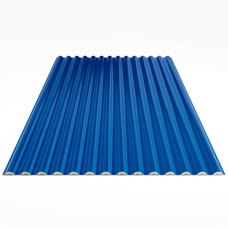 Гофрированный лист В-19 Гладкий полиэстер RAL 5005 (Синий) 1800*1103*0,5 односторонний