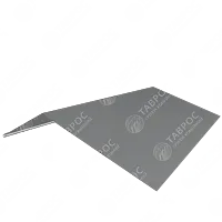 Планка карнизная Гладкий полиэстер RAL 7004 (Серый) 2000*100