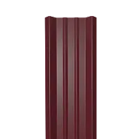 Металлический штакетник Гладкий полиэстер RAL 3005 (Красное вино) 1500*69*0,4 односторонний Прямой