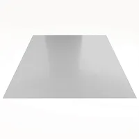 Гладкий лист Гладкий полиэстер RAL 9003 (Белый) 1800*1250*0,45 двухсторонний ламинированный