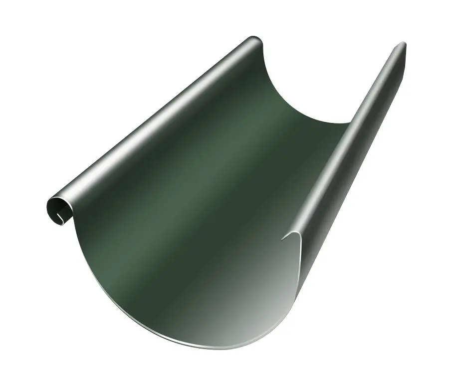 Желоб полукруглый 125 мм 3 м RR 11 темно-зеленый